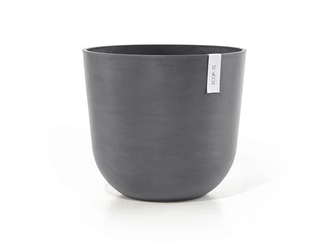 Ecopots Oslo bloempot 45cm grijs, kunststof & plastic bloempotten — SKU COLOS-955230, EAN 5413724316817