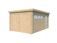 Gardenas Oslo garage 325x505x232 cm bois + porte latérale