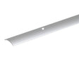 Barre de seuil pré-percé 30x1 mm 90cm aluminium anodisé argent