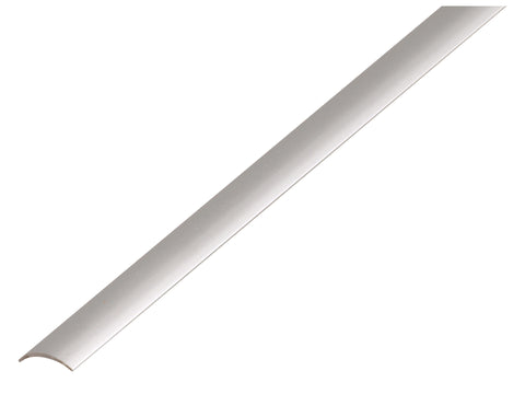Overgangsprofiel zelfklevend 30x1 mm 90cm geanodiseerd aluminium zilver