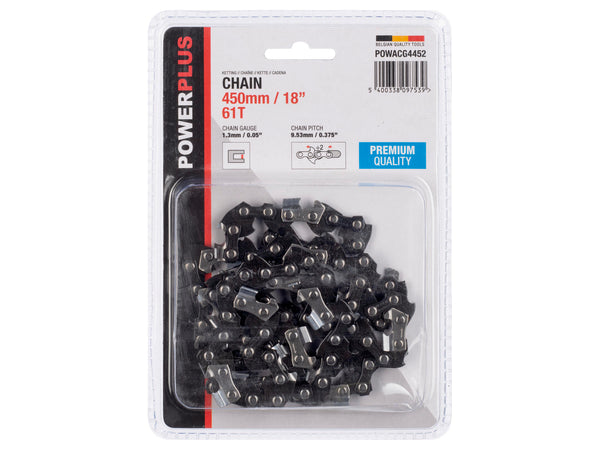 Powerplus POWACG4452 zaagketting 18" 1,3mm 45cm
