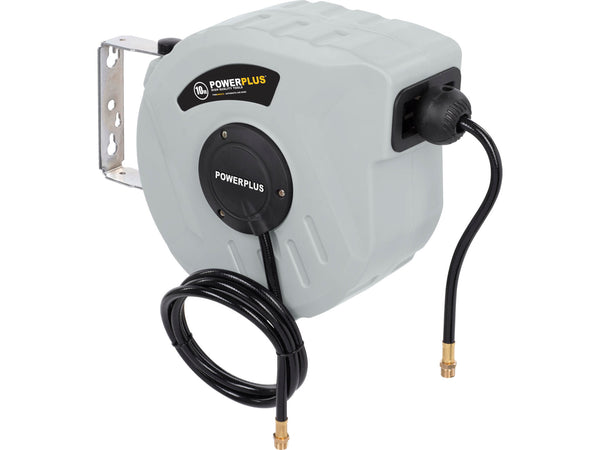 Powerplus POWAIR0215 enrouleur tuyau pneumatique 10m compresseur