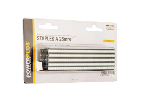 Powerplus POWAIR0332 nieten 25mm 1000 stuks
