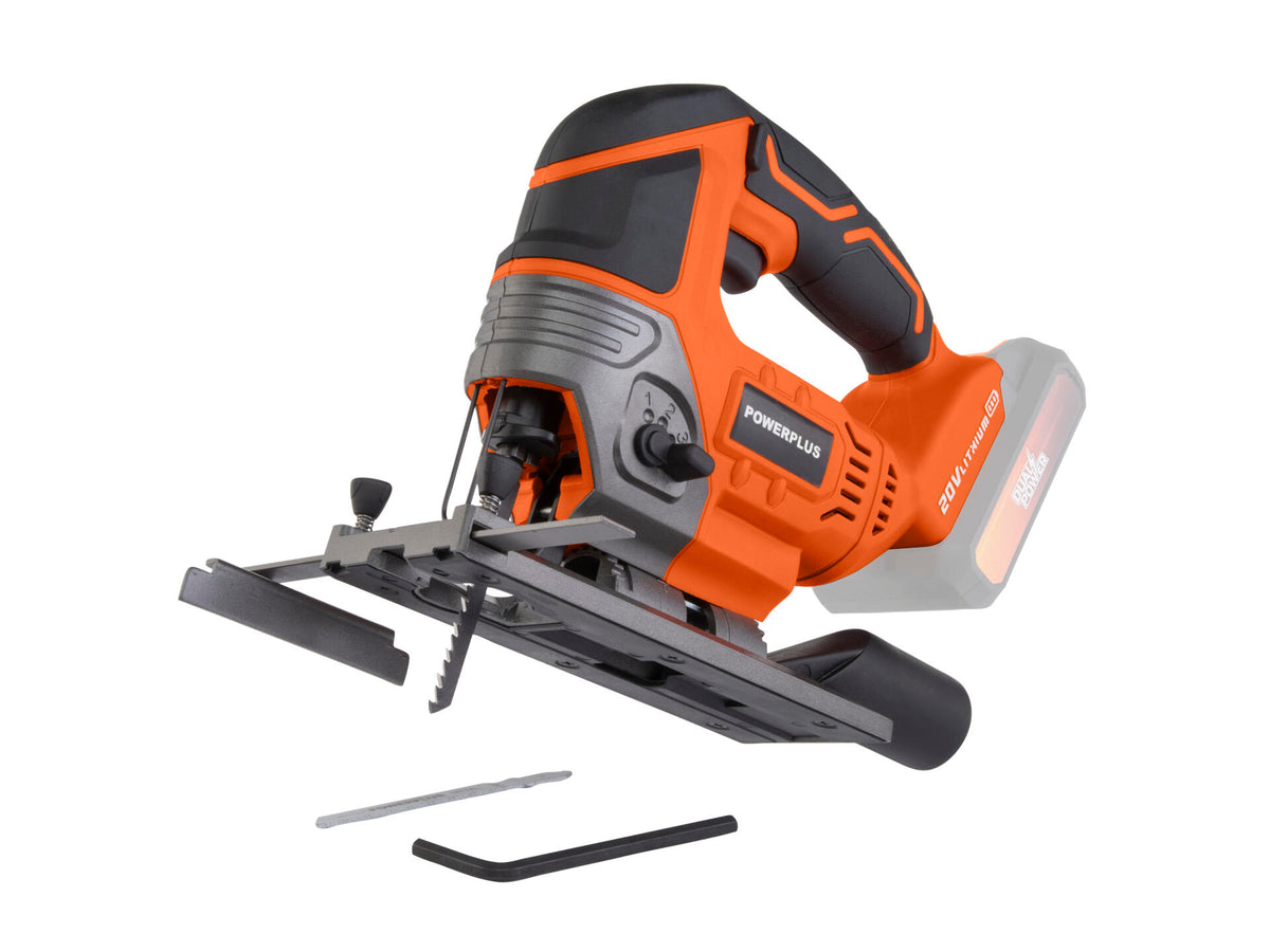 Powerplus Dual Power POWDP25300 accu decoupeerzaag 20V Li-Ion zonder accu