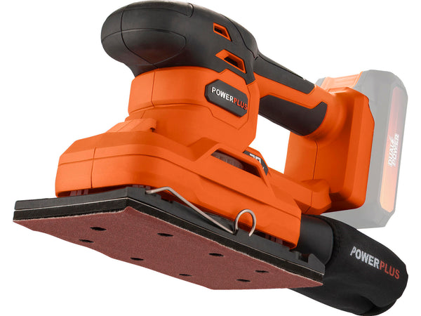 Powerplus Dual Power POWDP50300 ponceuse vibrante 20V batterie non comprise
