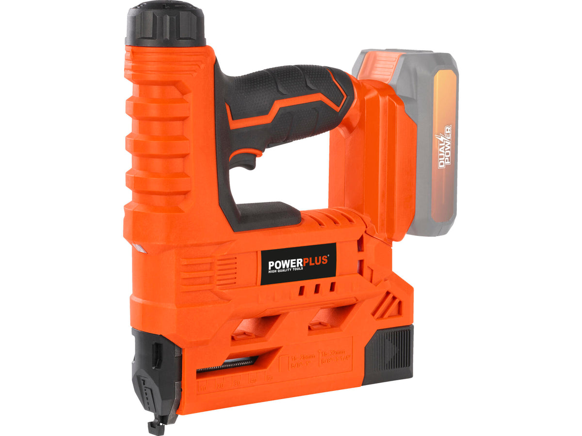 Powerplus Dual Power POWDP7010 accu niet- en nagelpistool 20V zonder accu