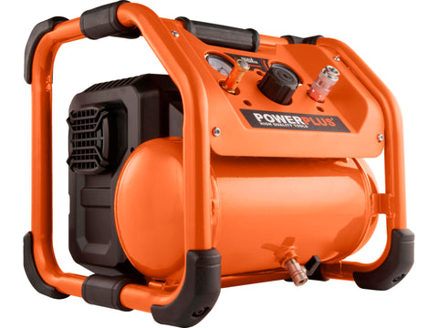 Powerplus Dual Power POWDP7070 accu compressor 2x20 V olievrij zonder accu