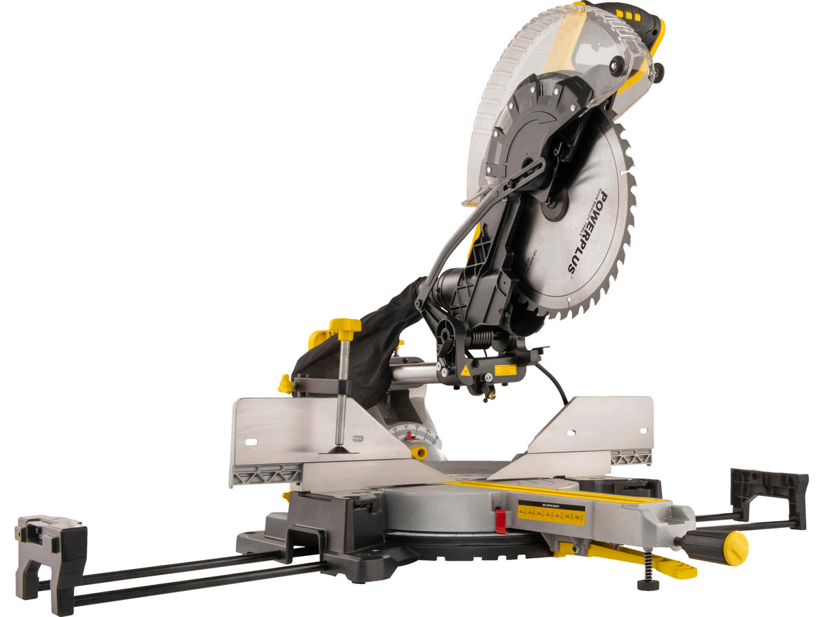 Powerplus POWX075750DB telescopische dubbele verstekzaag 2200W 305mm