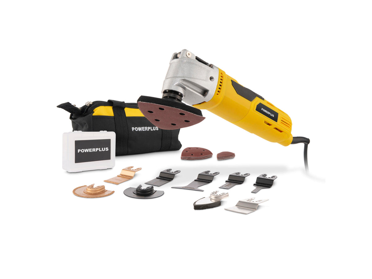 Powerplus POWX1348 multitool 450W + 34 accessoires