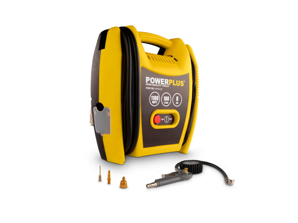 Powerplus POWX1705 compressor 1100W olievrij