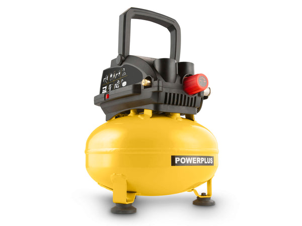 Powerplus POWX17245 Pancake compressor 750W 11l olievrij