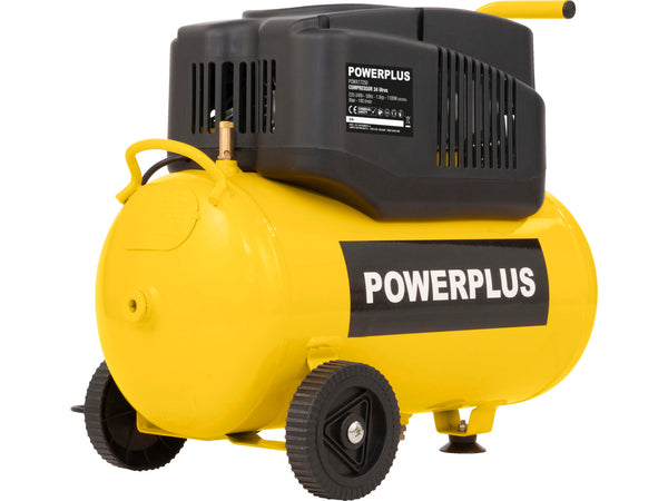 Powerplus POWX17250 compressor 1200W 24l olievrij