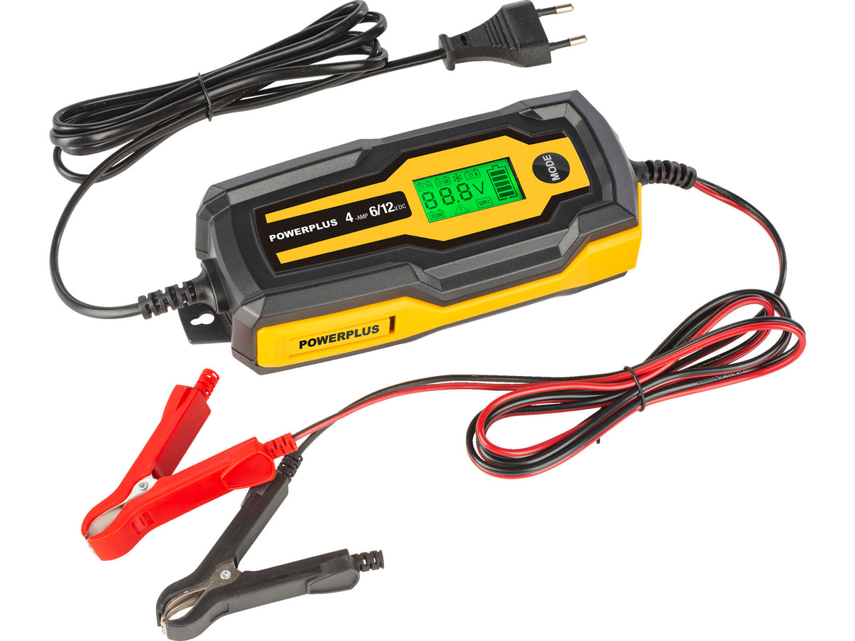 Powerplus POWX4203 acculader 70W 4A 120Ah