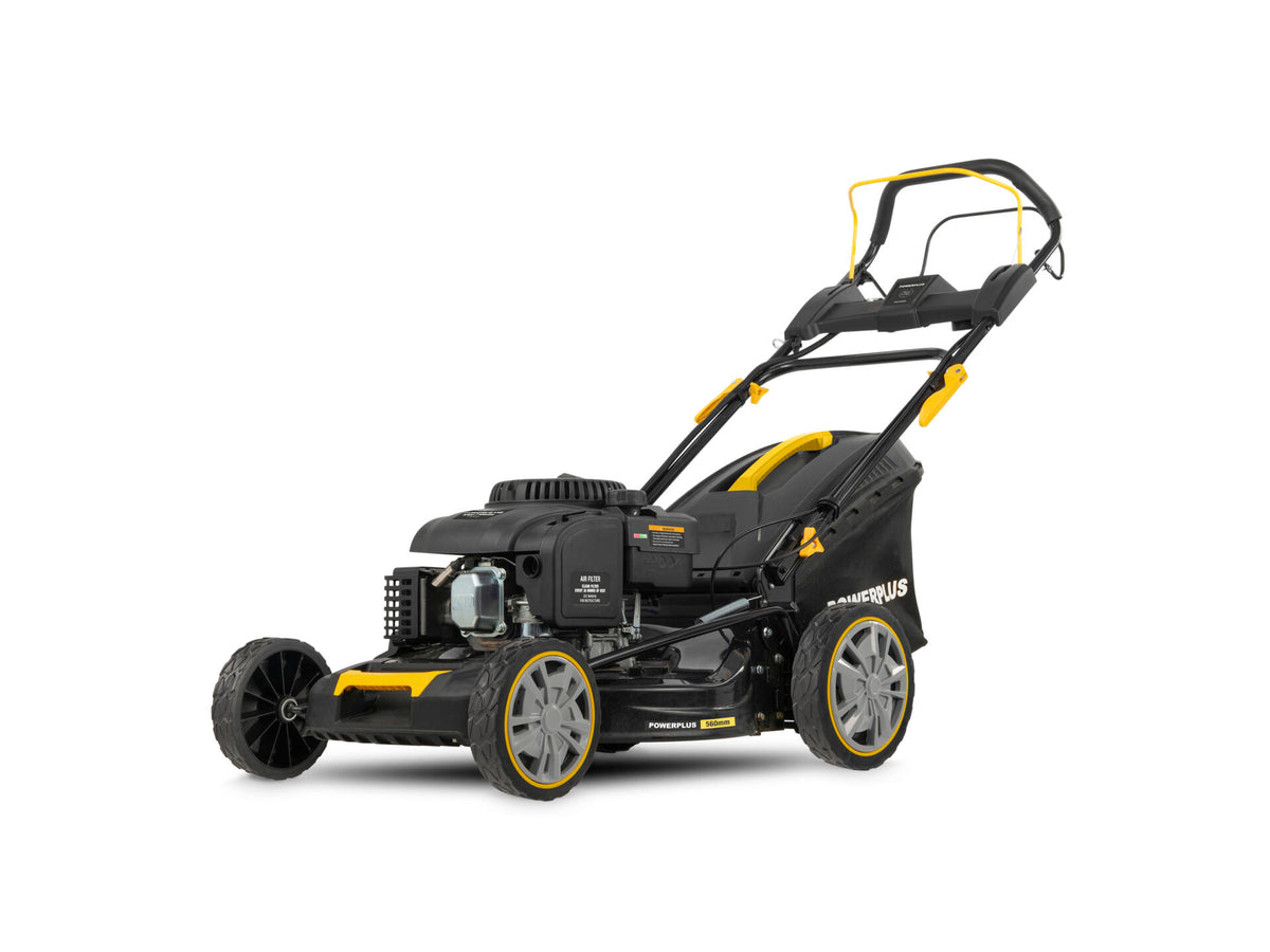 Powerplus POWXG60300 benzine grasmaaier zelftrekkend 224cc 56cm
