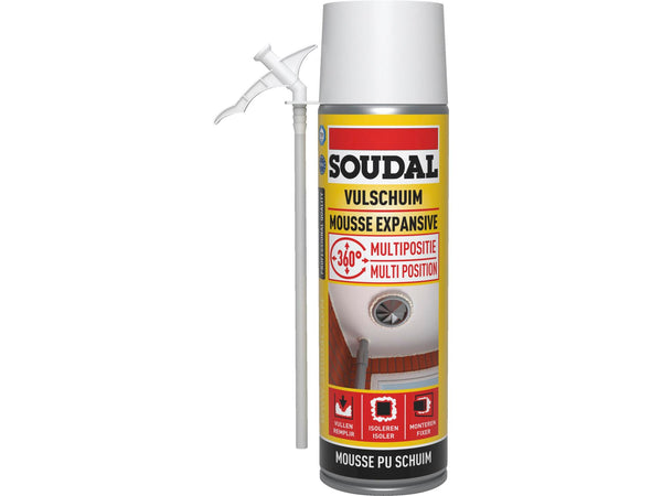 Soudal PU-schuim multi-positie 500ml