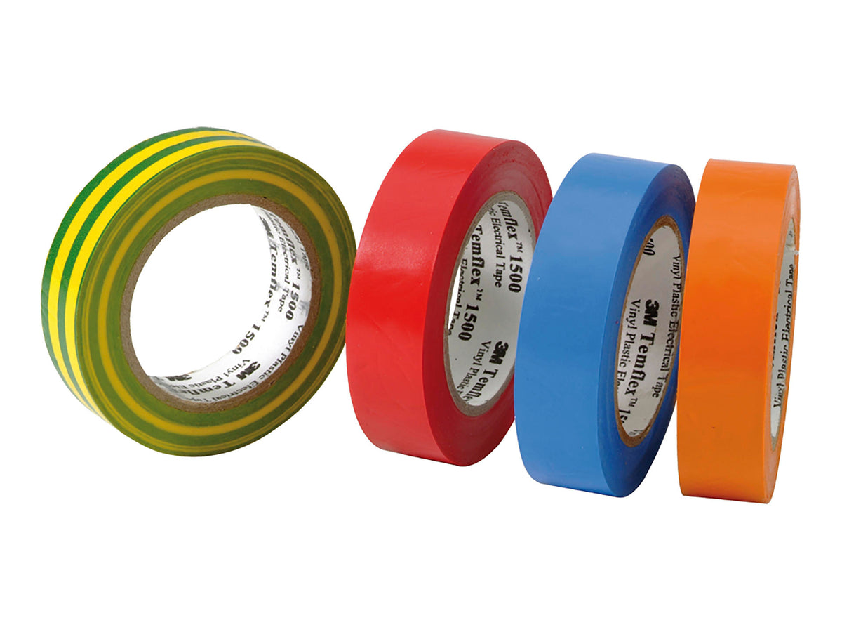 3M PVC-tape 15mm x 10m 10 stuks