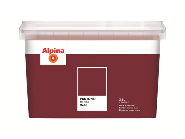 Alpina Pantone muurverf Merlot 2,5l
