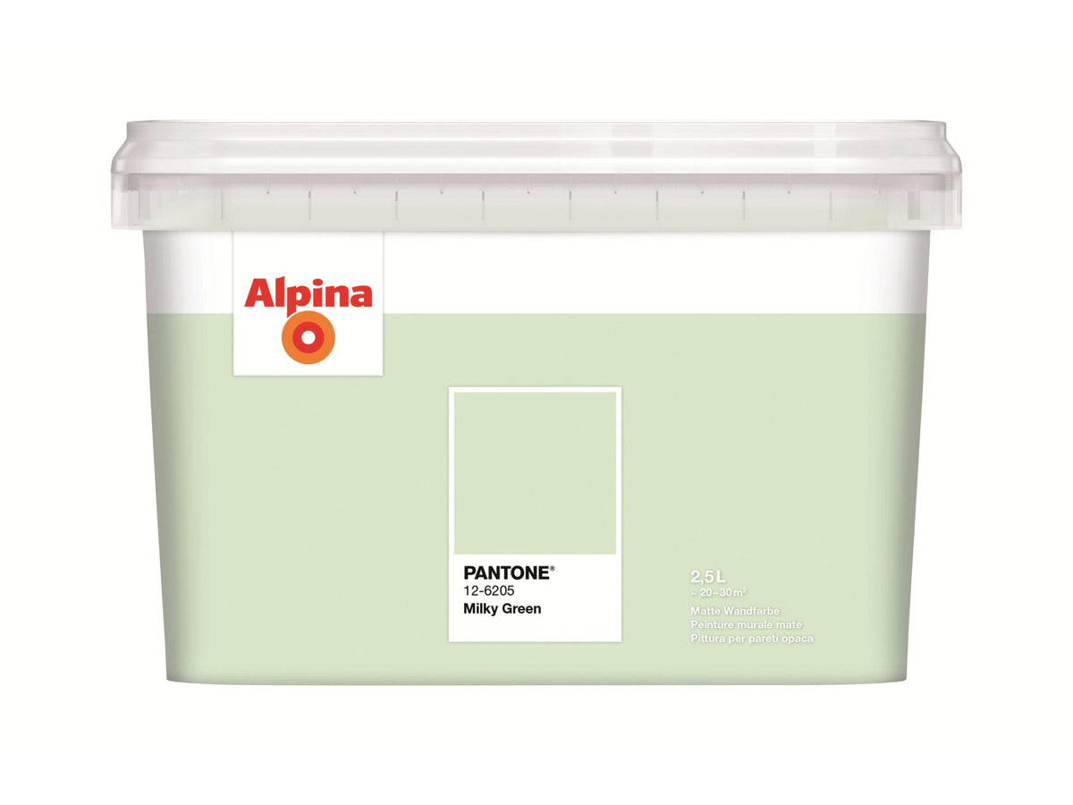 Alpina Pantone muurverf Milky Green 2,5l