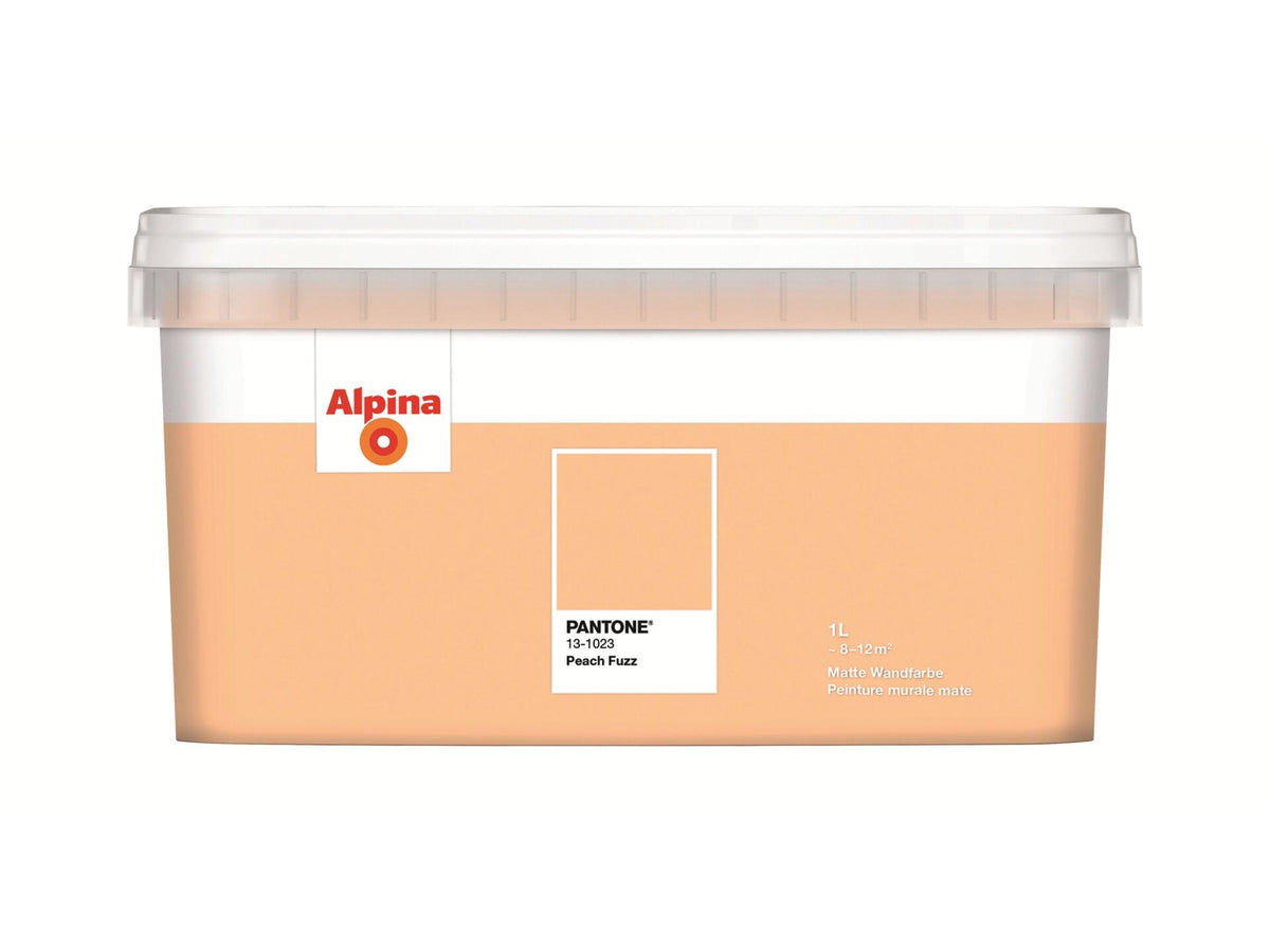 Alpina Pantone muurverf Peach Fuzz 1l