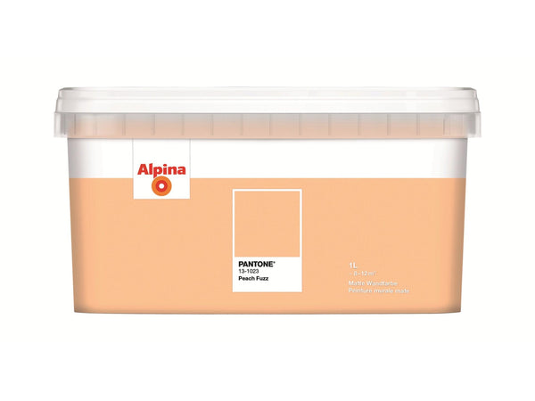Alpina Pantone peinture murale Peach Fuzz 1l