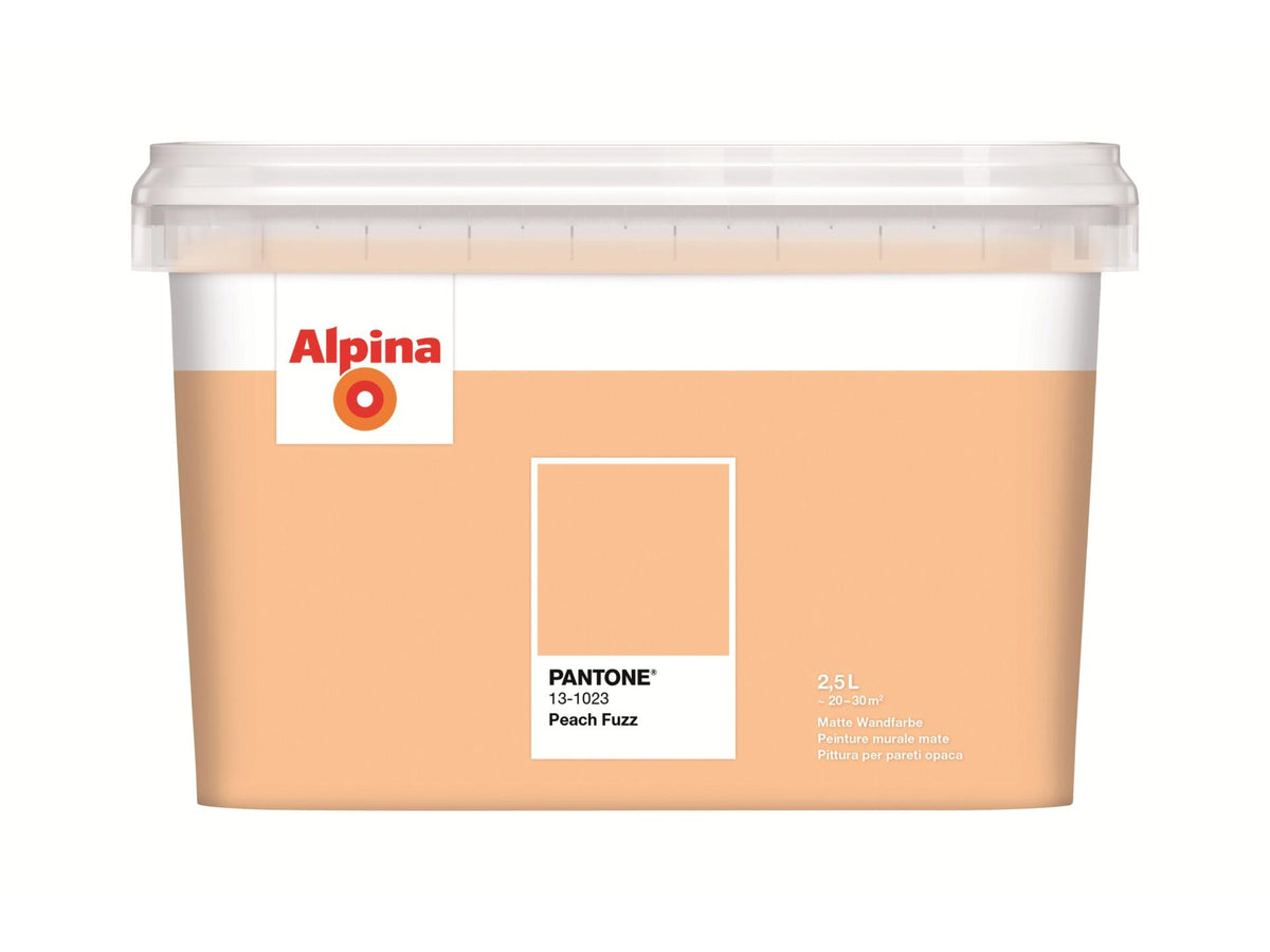 Alpina Pantone muurverf Peach Fuzz 2,5l