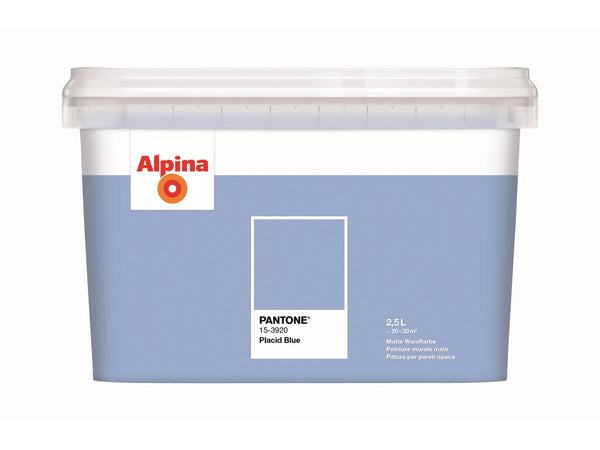 Alpina Pantone peinture murale Placid Blue 2,5l
