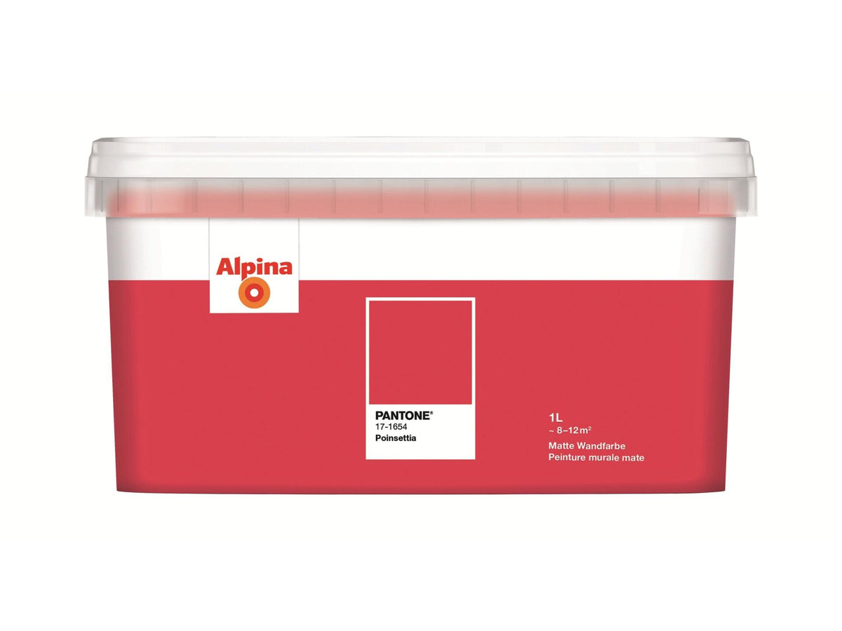 Alpina Pantone muurverf Poinsettia 1l