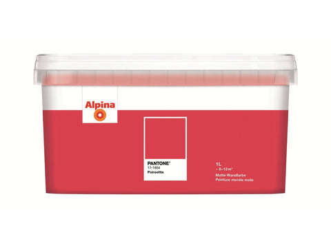 Alpina Pantone muurverf Poinsettia 1l