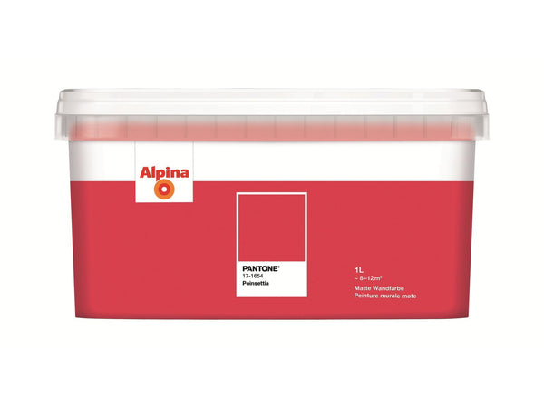 Alpina Pantone muurverf Poinsettia 1l