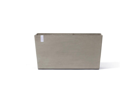 Ecopots Paris Wheels bloembak met wielen 100x40 cm taupe