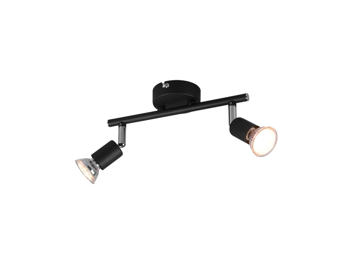 Trio Paris balkspot GU10 max. 2x35 W zwart