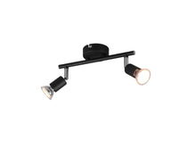 Trio Paris barre de spots GU10 max. 2x35 W noir
