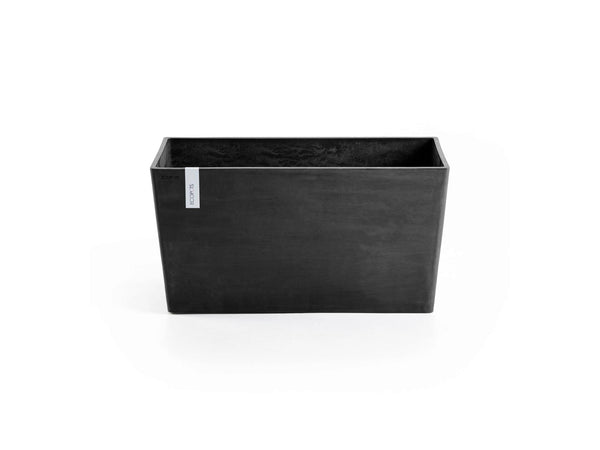 Ecopots Paris bloembak 80x25 cm donkergrijs