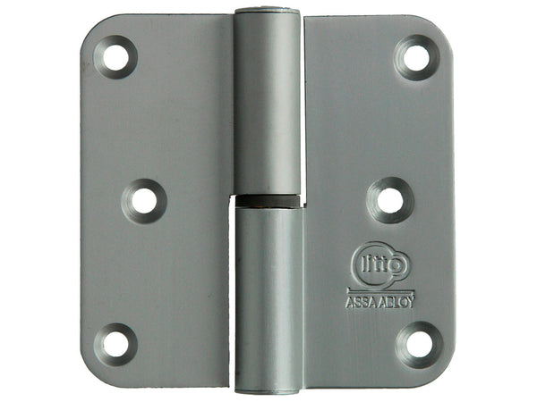 Yale Paumelle 8x8 cm aluminium droite