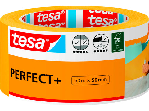 Tesa Perfect+ afplaktape 50m x 50mm
