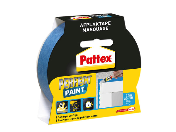 Pattex Perfect Paint ruban de masquage 25m x 30mm bleu