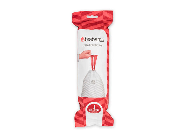 Brabantia PerfectFit vuilniszak met trekbandsluiting 20-25 l 20 stuks
