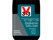 V33 Perfection testeur peinture salle de bains satin 75ml anthracite