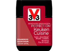 V33 Perfection testeur peinture rénovation cuisine satin 75ml rouge exquis