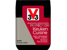 V33 Perfection testeur peinture rénovation cuisine satin 75ml taupe