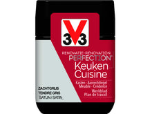 V33 Perfection tester renovatieverf keuken zijdeglans 75ml zachtgrijs