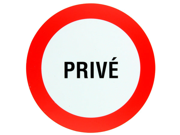 Pictogramme privé 18cm
