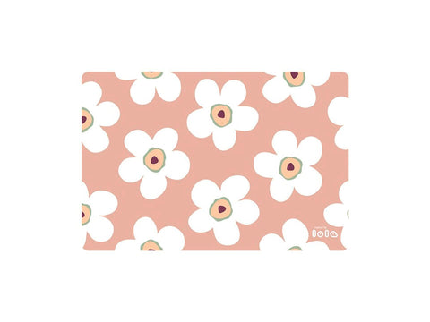 Lola Placemat antislip 45x30 cm small big flower rosewood