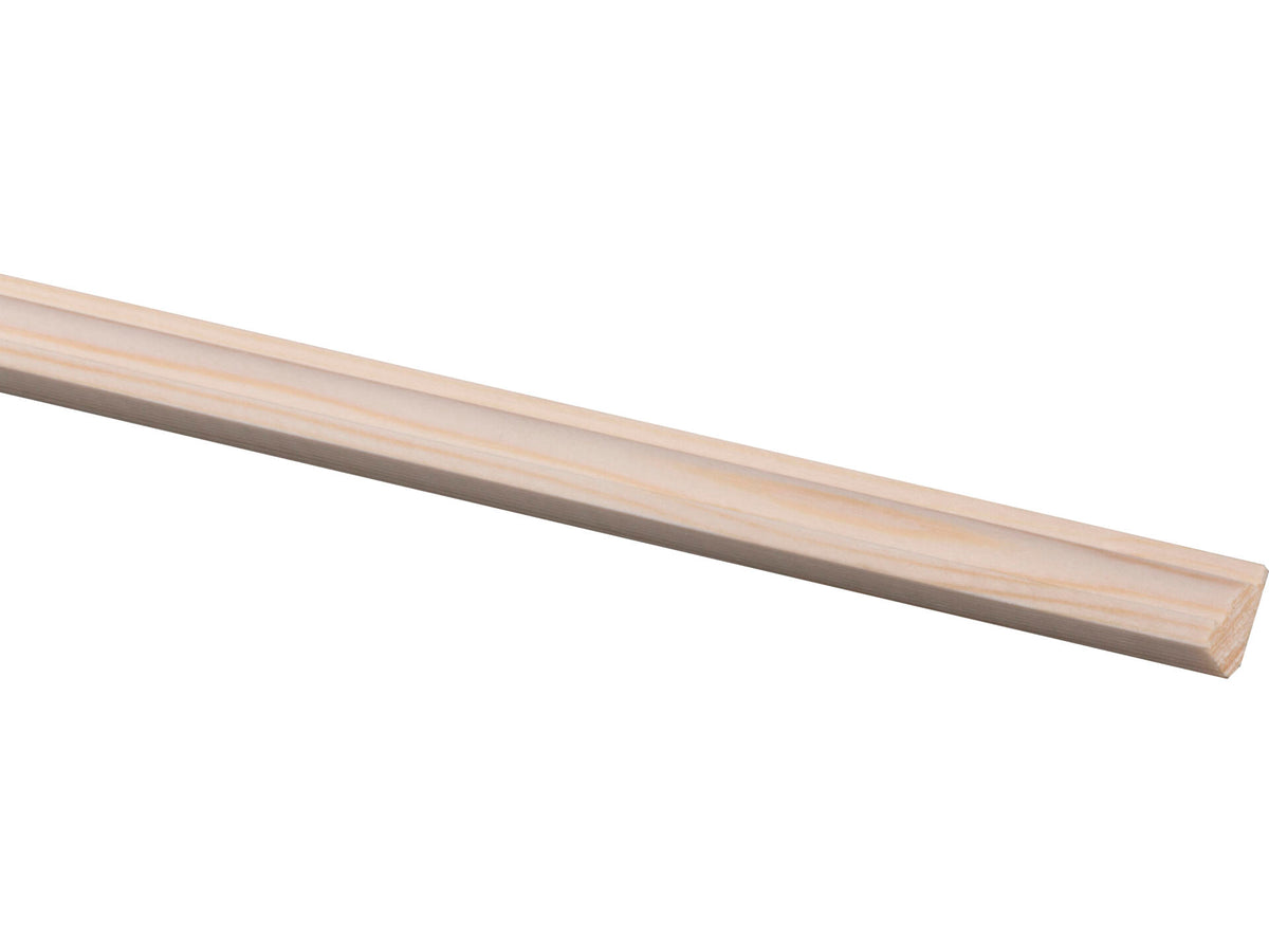 Plafondlijst 16x16 mm 270cm grenen 1818