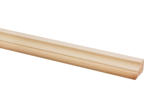 Plafondlijst 32x21 mm 240cm grenen