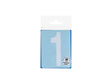 Chiffre autocollant 1 90mm blanc mat