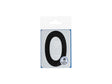 Lettre autocollante O 90mm noir mat