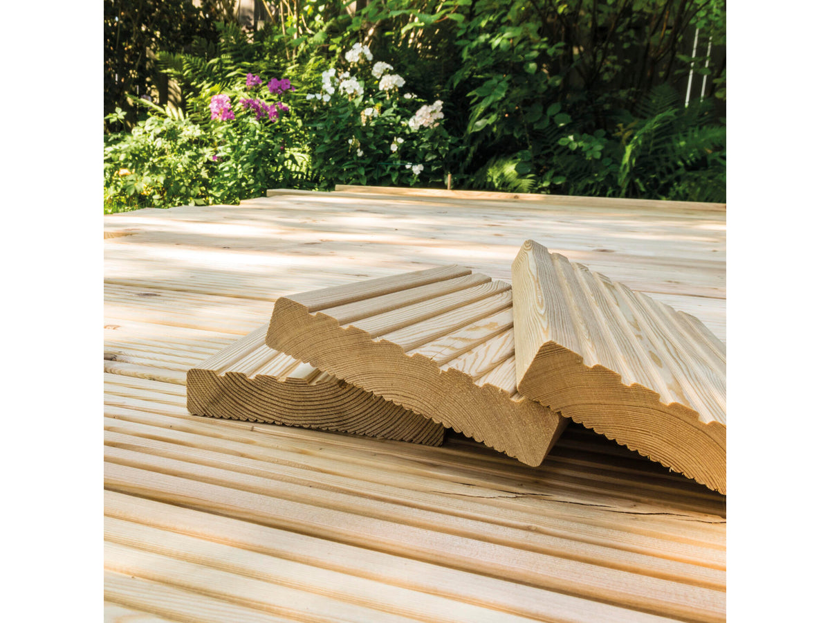 Cartri Plana terrasplank 300x14,5x2,8 cm geïmpregneerd