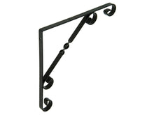 Mack Équerre d’étagère torsadée 250x250 mm noir