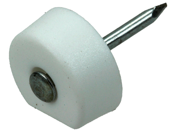 Mack Support planches avec clou 10mm blanc 50 pièces